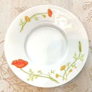 Jardin Genevieve Fine China Saucers x 4